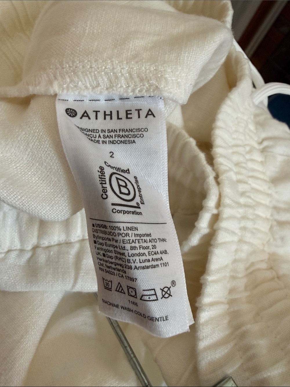 NWT Athleta linen Pants - Picture 7 of 8